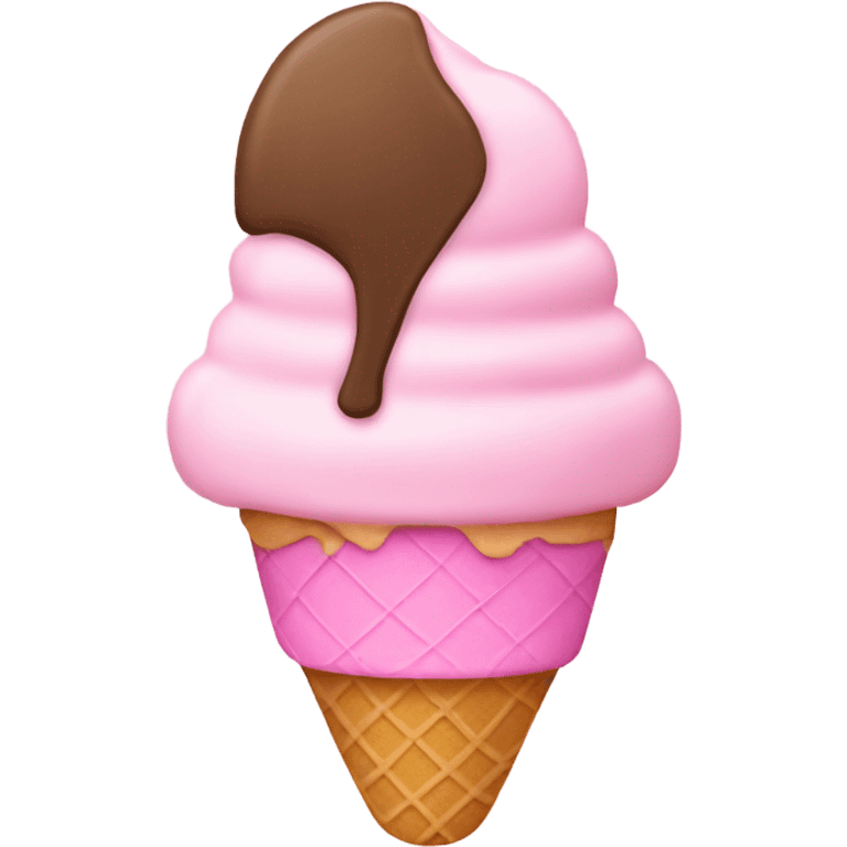 Light Pink Ice Cream emoji