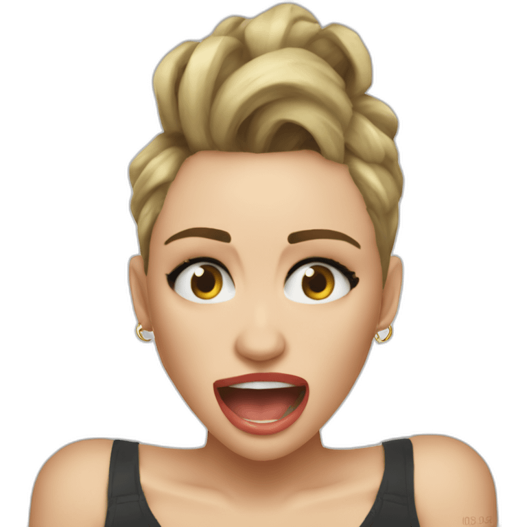 miley cyrus in a wrecking ball emoji