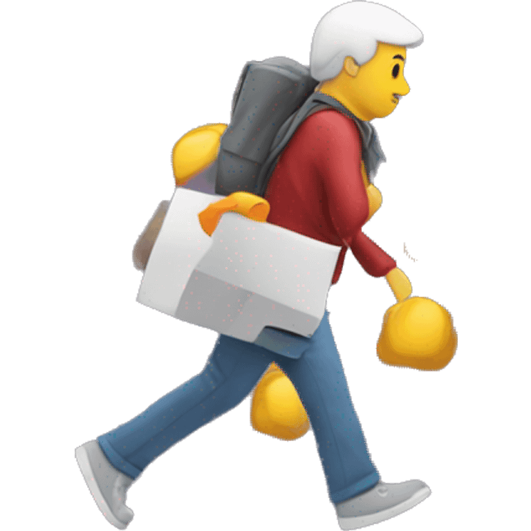 logo of tippoparty walking emoji