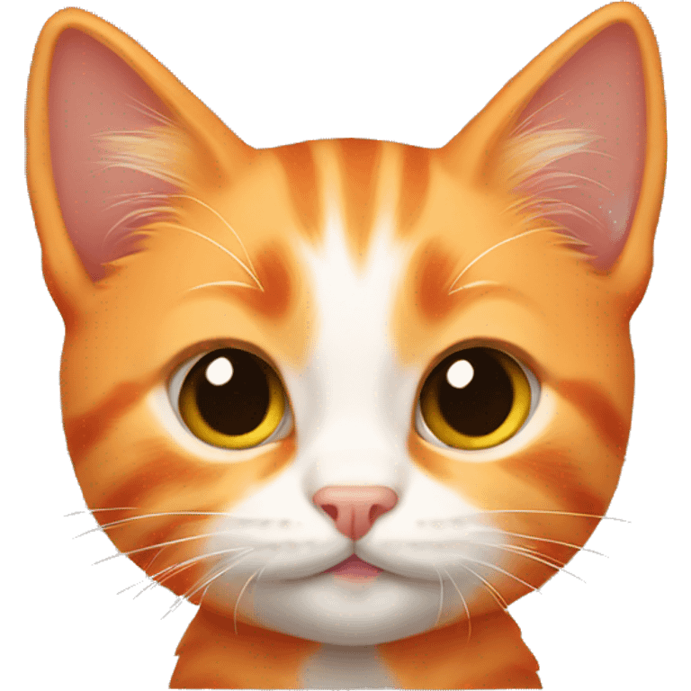 Orange kitten emoji