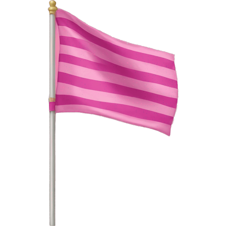 pink colorguard flag emoji