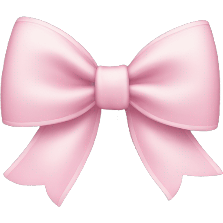 light pink bow emoji