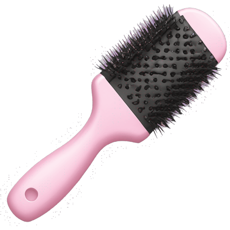 Light pink hairbrush emoji