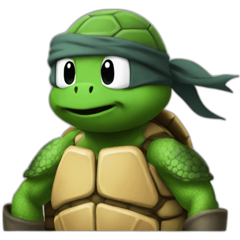 mario turtle ninja emoji