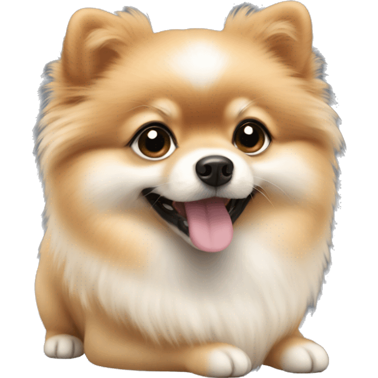 Pomeranian puppy emoji