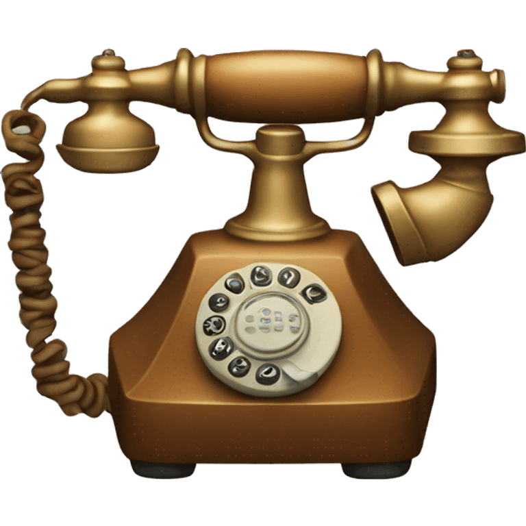 old fashion phone emoji