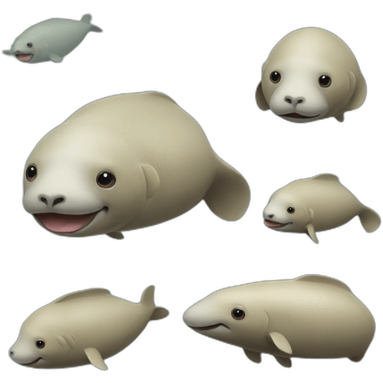 Dugong + monkey  emoji