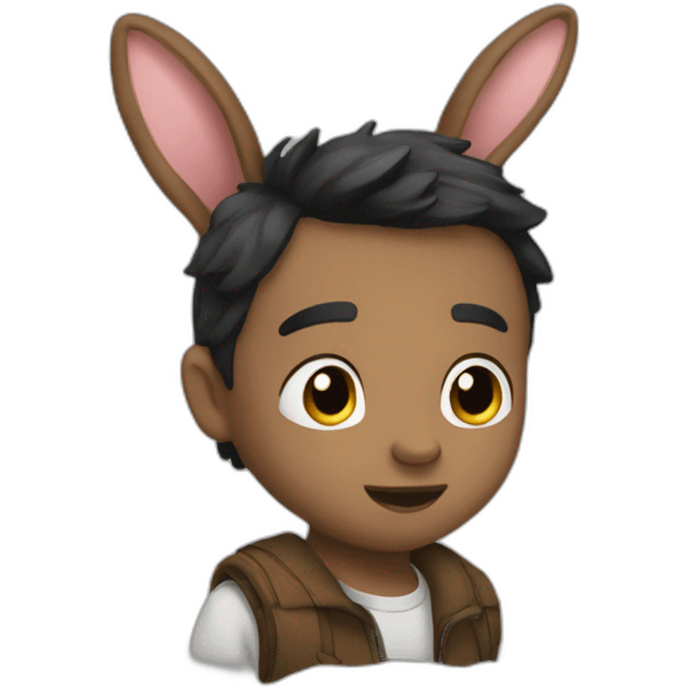 Adick on bunny emoji