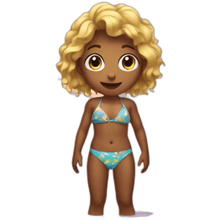 kid in bikini emoji