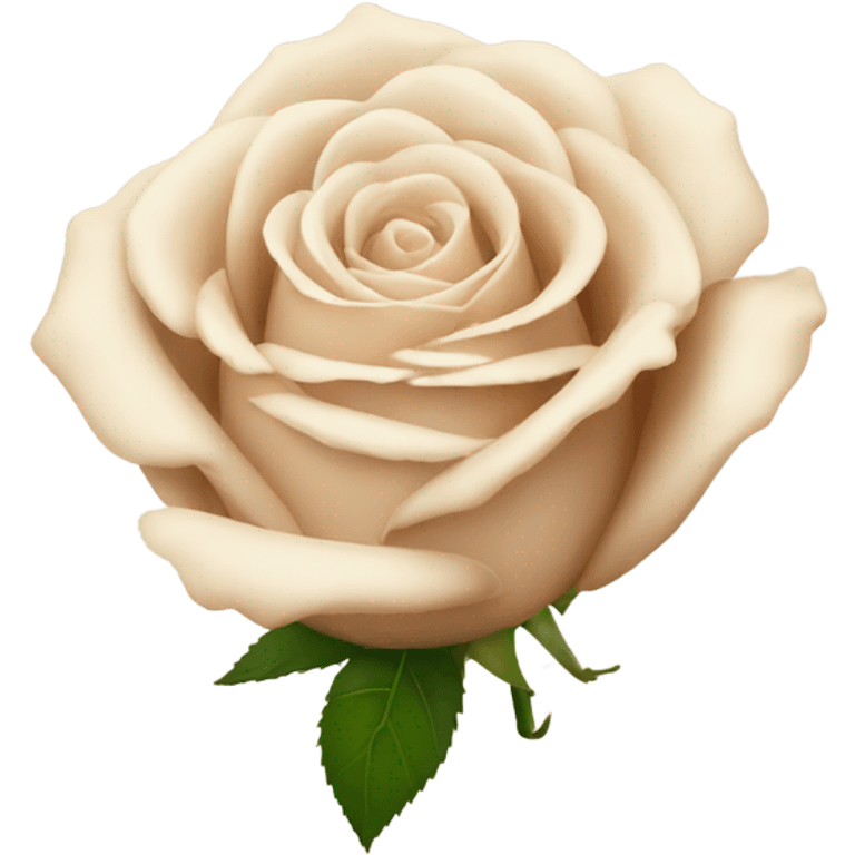 light beige rose emoji