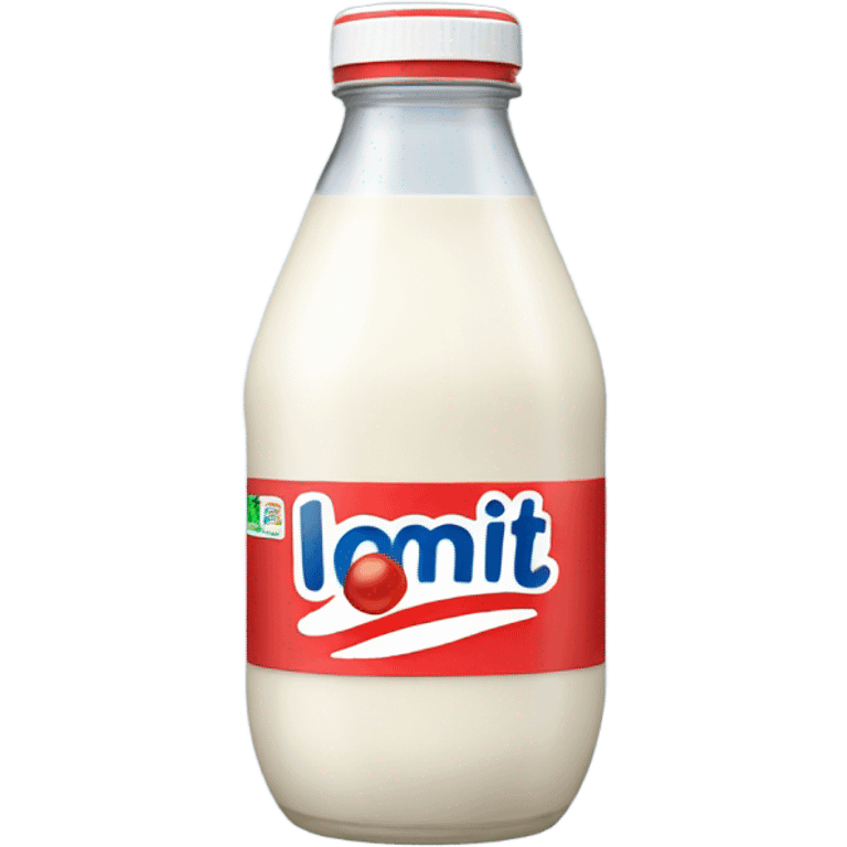 realistic yakult bottle emoji