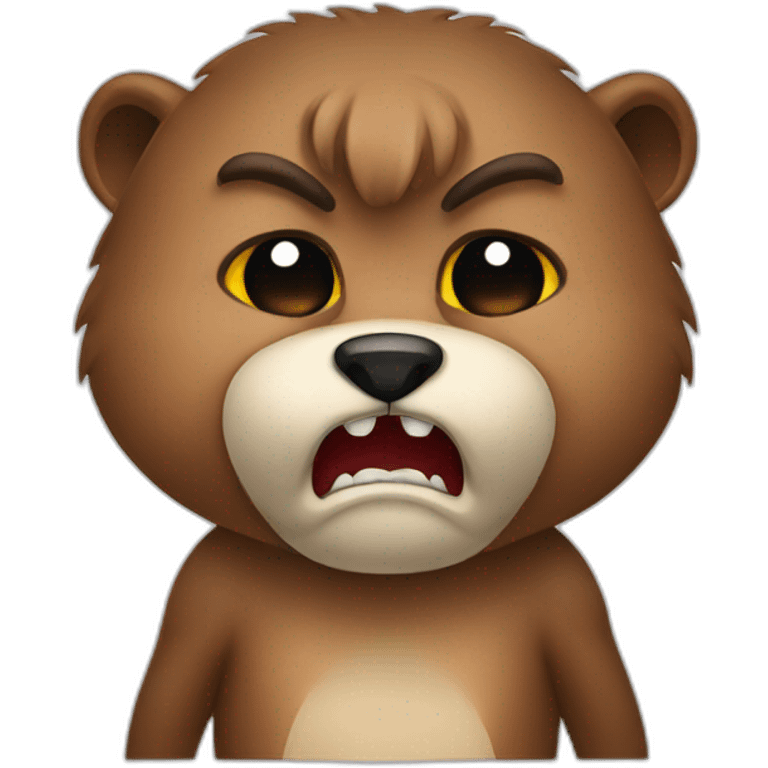 Angry-beaver emoji