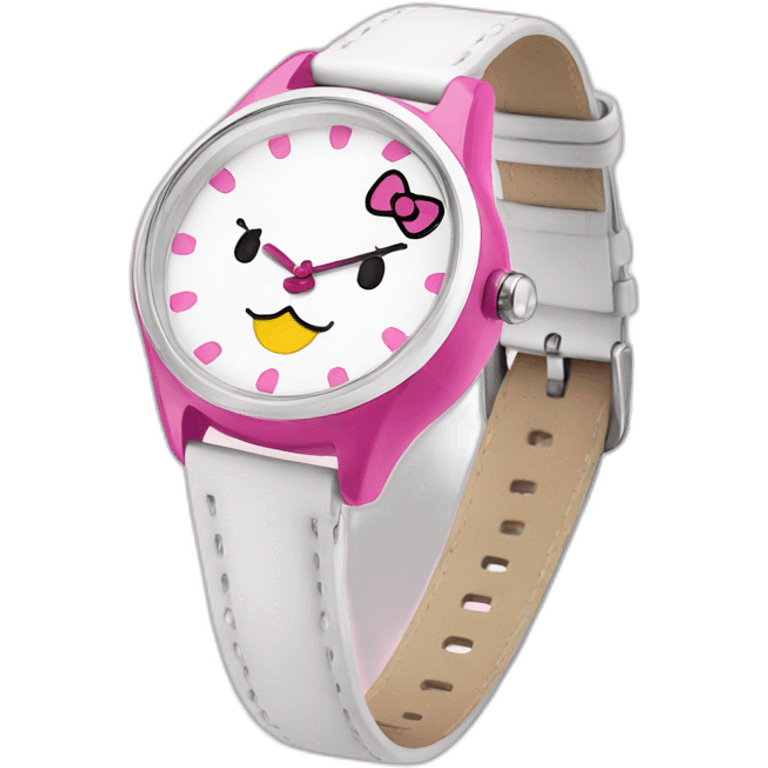 Hello kitty watch emoji