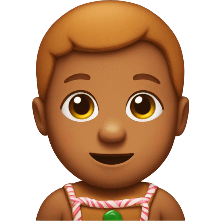 baby gingerbread man emoji