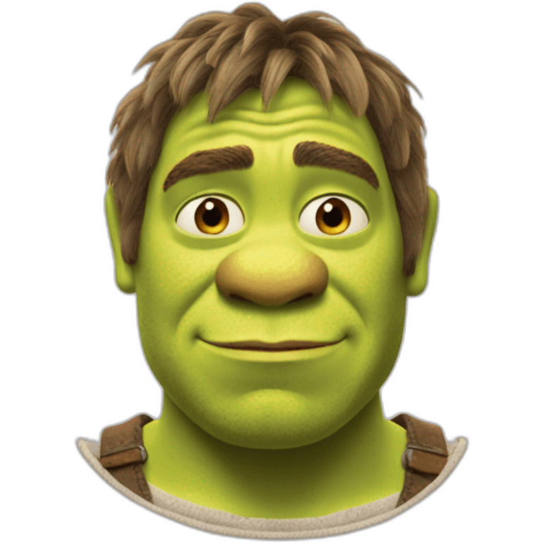 Shrek le vent à sourcil emoji