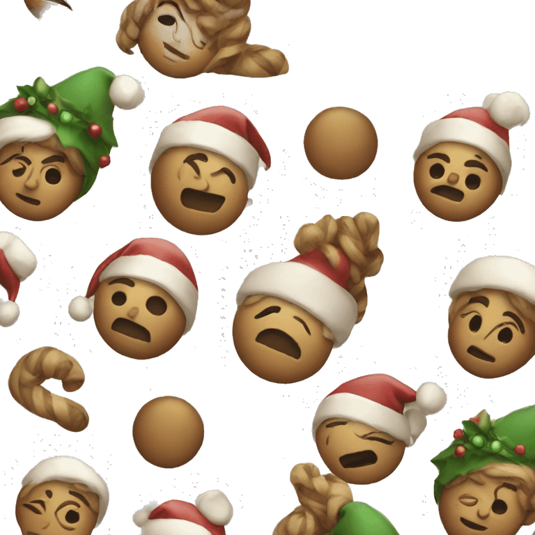 Neutral Christmas emoji