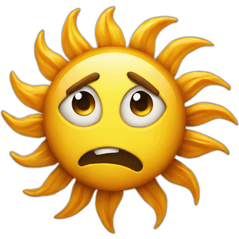 sun disk angry emoji