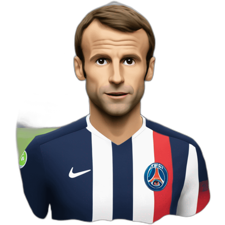 Macron qui a ecrit psg c’est nul emoji