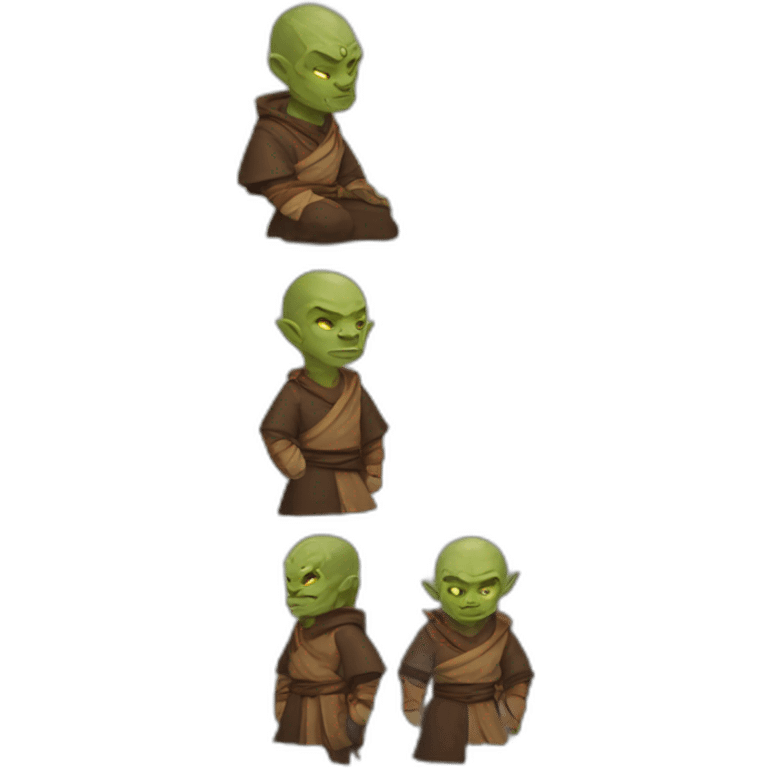 half-orc monk emoji