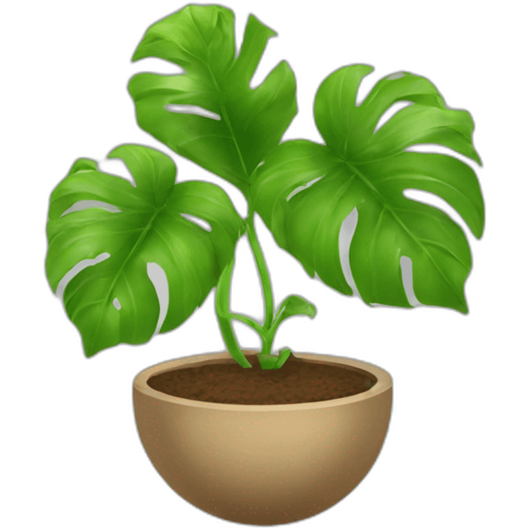 Une plante qui mange un ballon de foot emoji