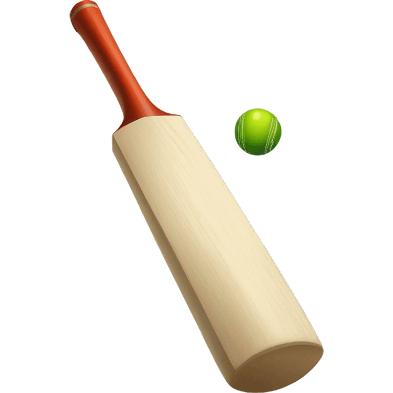 Cricket bat and ball emoji