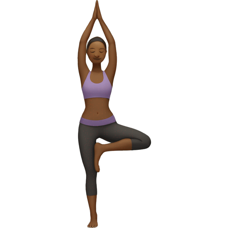 Yoga pose Virabhadrasana II emoji