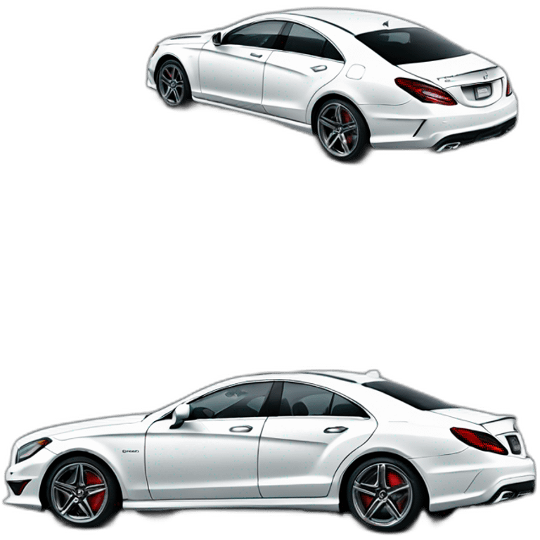 white cls 63 back view and side view emoji