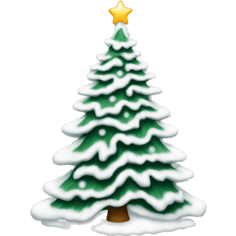 White christmas tree emoji