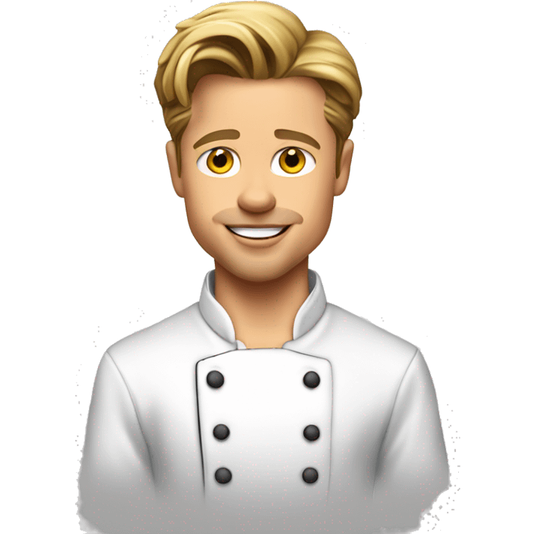 young brad pitt as a chef, super exited to cook ! emoji