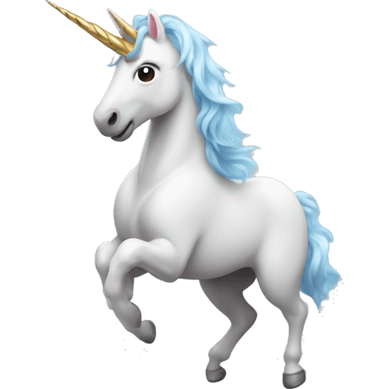 Dancing unicorn emoji