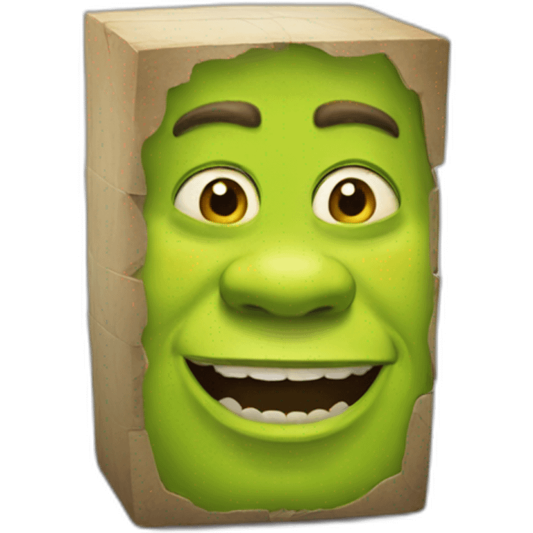 shrek as a rectangular prism emoji