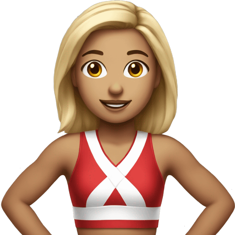 girl cheerleader emoji