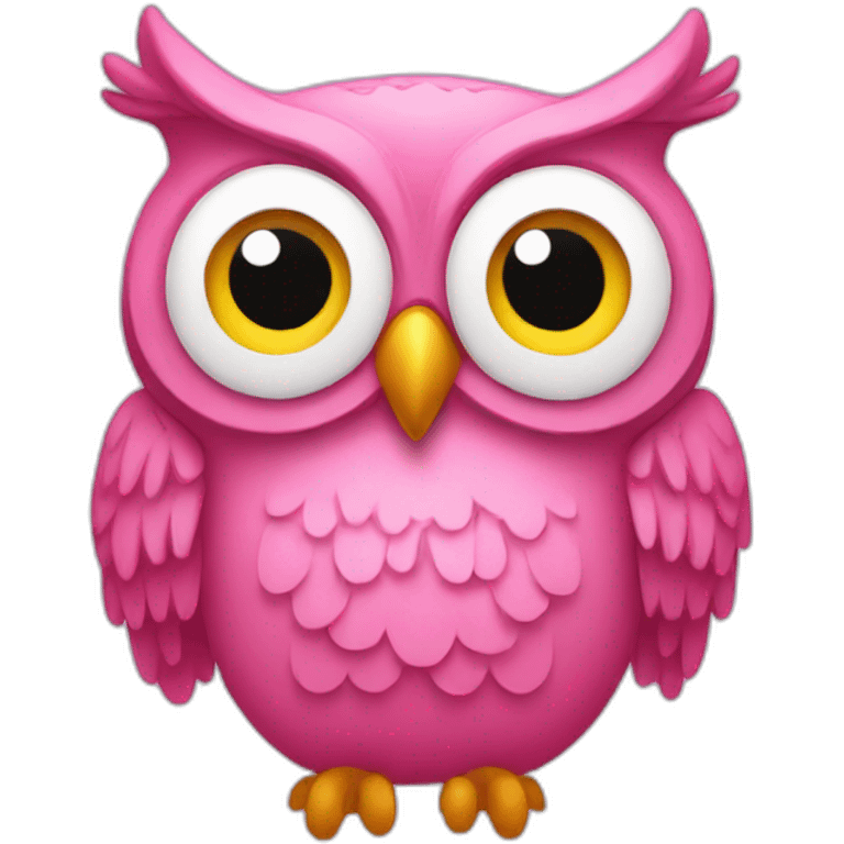 pink owl emoji