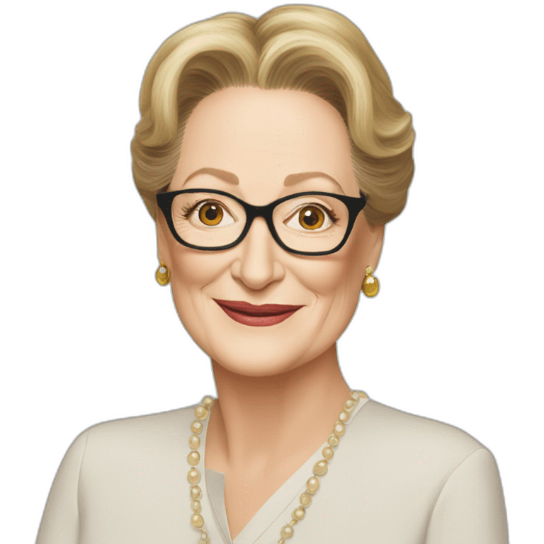 Meryl streep emoji