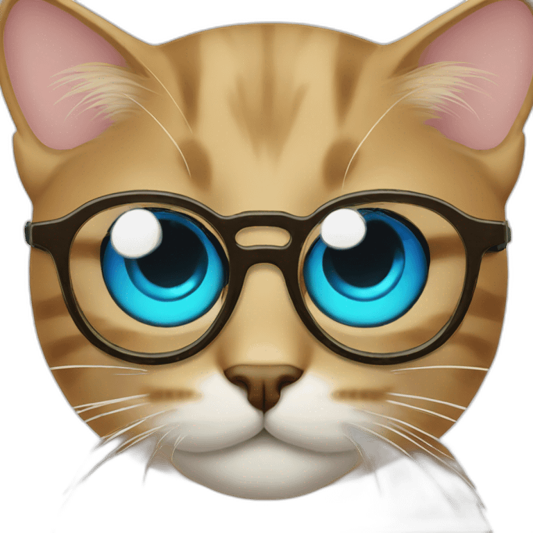 cat wearing cool glasses emoji