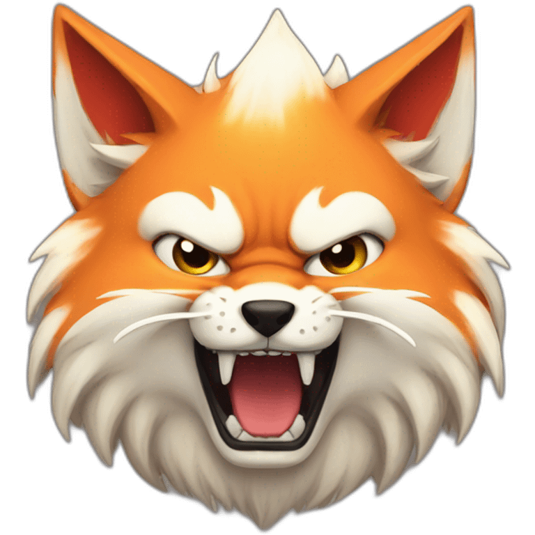 angry kitsune emoji