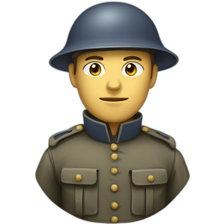 French WWI soldier  emoji