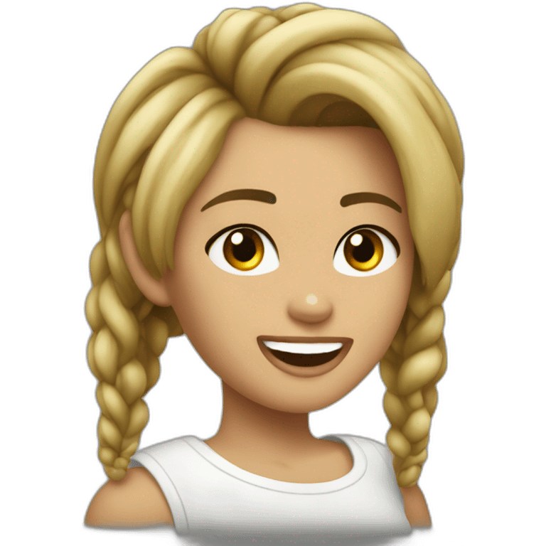 Miley Cyrus brown emoji