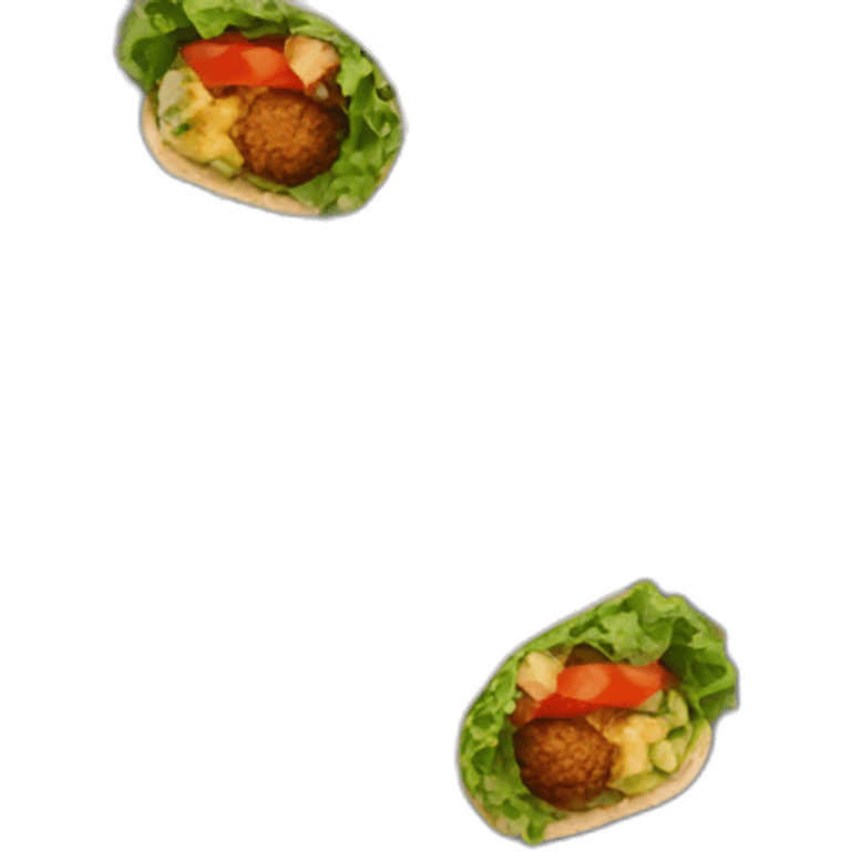 Falafel PlateChicken Shawarma Wrap emoji