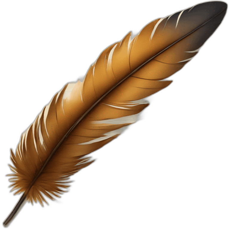 feather writing on paper emoji