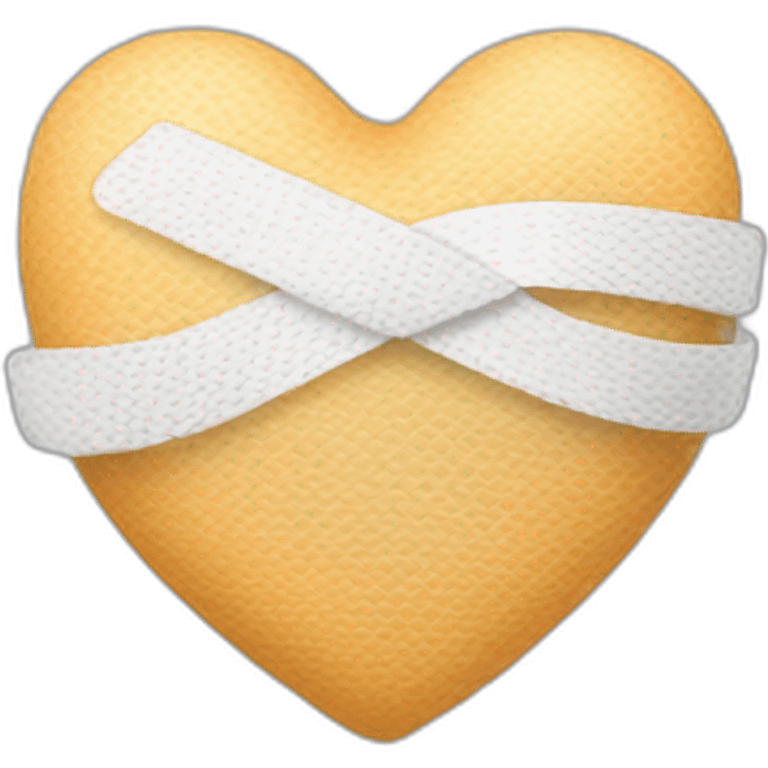 Cœur avec bandage emoji