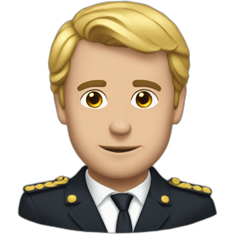 Macron amour emoji