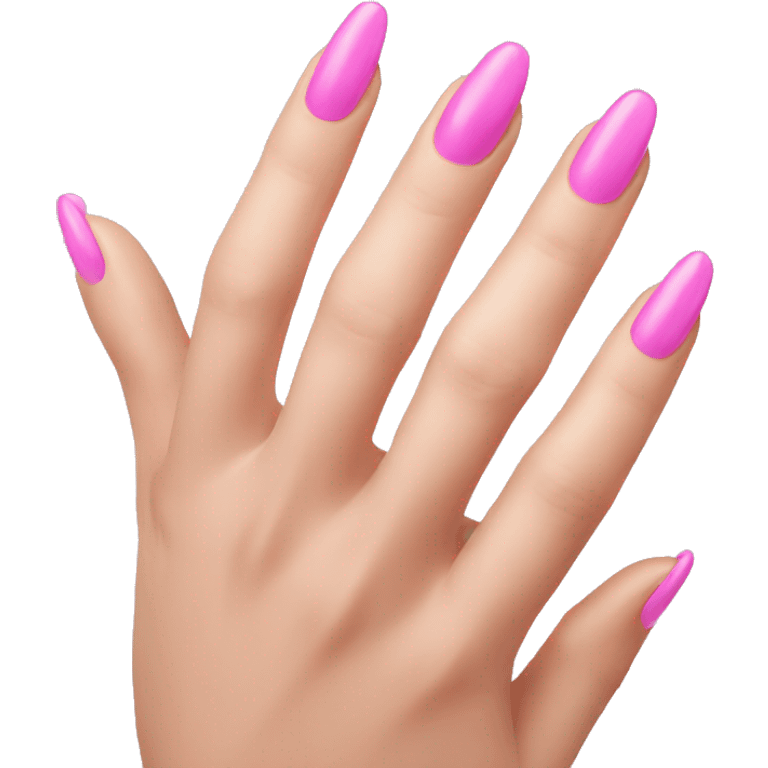 pink nails emoji