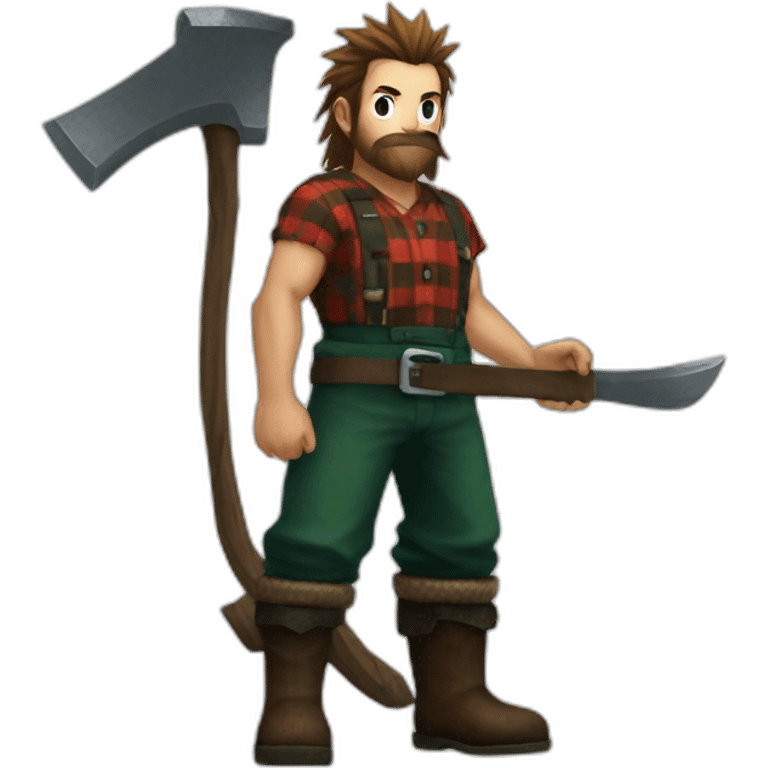 lumberjack in final fantasy vii emoji