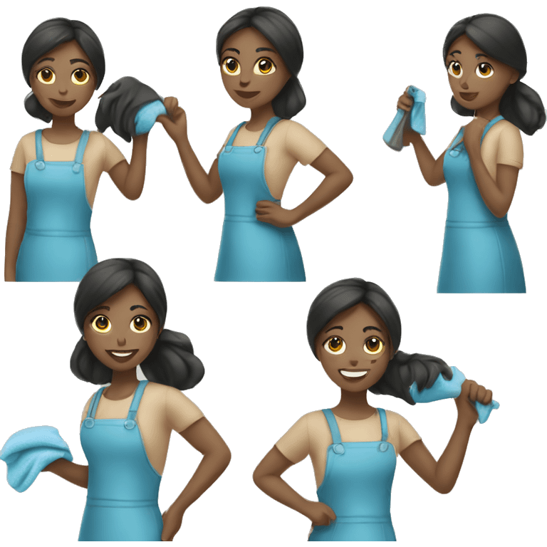 Girl,cleaning,beuty emoji