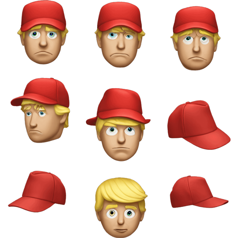 Donald trump red hat emoji