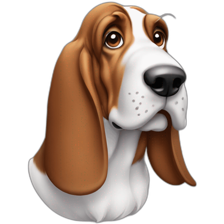 Basset hound dog emoji