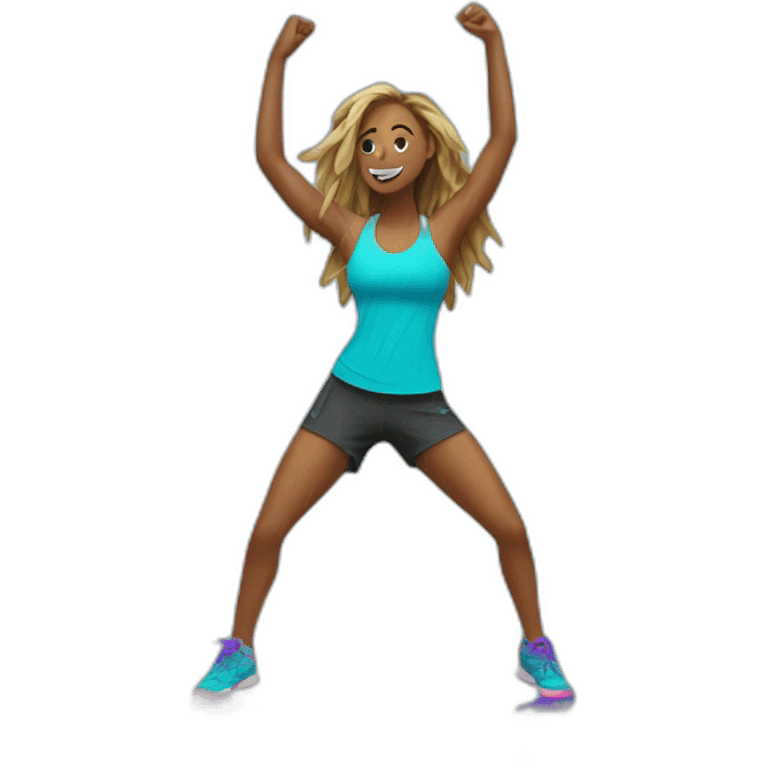 rainy zumba emoji