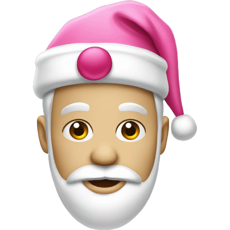 pink santa hat emoji