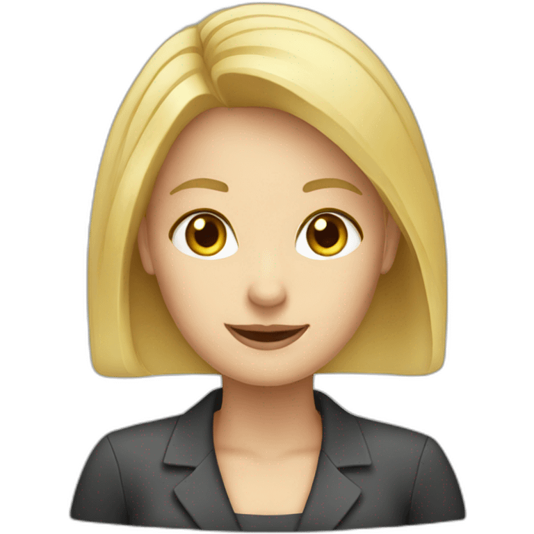 blonde female receptionist emoji